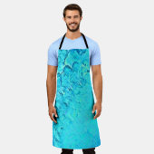 Tablier Aquarelle Tropical Ocean Thème (Porté)