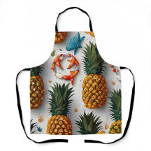 Aquarelle tropicale ananas Motif sans couture