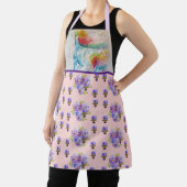 Tablier Aquarelle Unicorne Peinture Purple Womans Apron (Insitu)