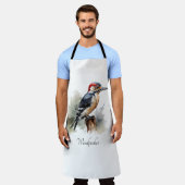 Tablier Aquarelle Woodland Pic, coutume (Porté)