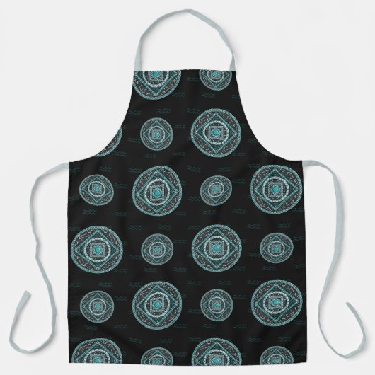 Tablier Aquarius Mandala Tout-En-Plan (Recto)