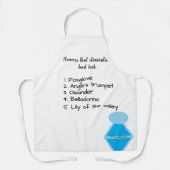 Tablier Aquatofana Flowers (Recto)