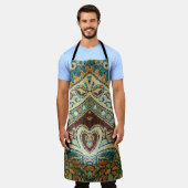 Tablier Arabesque Fabric : Arabe Oriental Design (Porté)