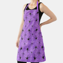 Araignées d'Halloween violettes