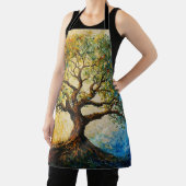 Tablier Arbre de connaissances - Peinture à l'huile (Insitu)