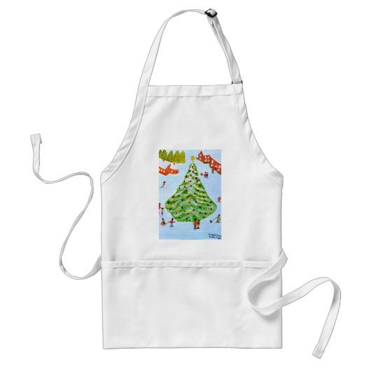 Tablier Arbre de Noël (Devant)