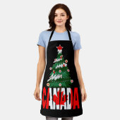 Tablier Arbre de Noël canadien de Noël canadien (Porté)