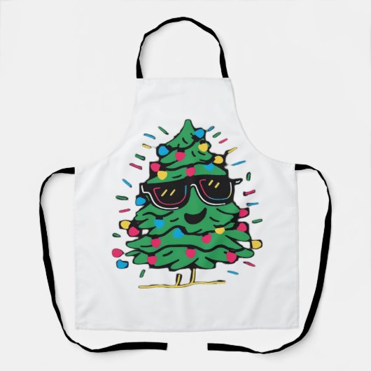 Tablier Arbre de Noël Classique Cool (Recto)