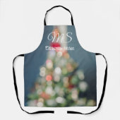 Tablier Arbre de Noël de style vintage (Recto)