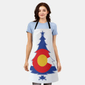Tablier Arbre de Noël du Colorado (Porté)