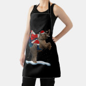 Tablier Arbre de Noël éléphant Casquette lumière Xmas Père (Insitu)