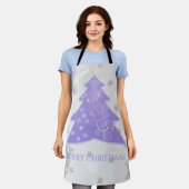 Tablier Arbre de Noël Festif Lavande Apron (Porté)