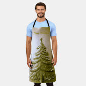 Tablier Arbre de Noël Gold Holiday (Porté)