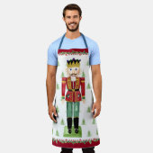 Tablier Arbre de Noël Noisette rouge Aquarelle Holly (Porté)