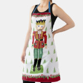 Tablier Arbre de Noël Noisette rouge Aquarelle Holly (Insitu)