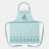 Tablier Arbre de Noël tourbillonnant (Recto)