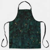 TABLIER ARBRE DE NOËL VERT AVEC LUMIÈRE (Recto)