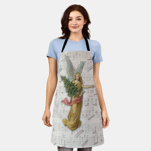 Tablier Arbre de Noël victorien Angel Antique (Porté)
