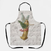 Tablier Arbre de Noël victorien Angel Antique (Recto)