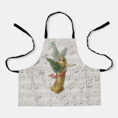 Tablier Arbre de Noël victorien Angel Antique (Recto)