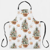 Tablier Arbre de Noël Vintage | Joyeux Noël (Recto)