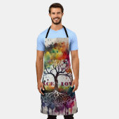 Tablier ARBRE DE VIE. Paix, Amour (modifiable) (Porté)