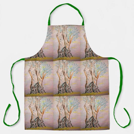 Tablier Arbre d'Olive (Recto)