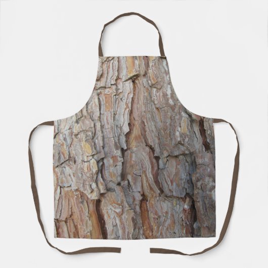 Tablier Arbre écorce automne Motifs d'automne (Recto)
