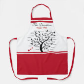 Tablier Arbre généalogique personnalisé (20 noms) (Recto)