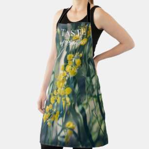 Tablier Arbre Mimosa aux fleurs jaunes