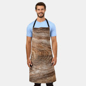 Tablier Arbre texture bois massif brut (Porté)