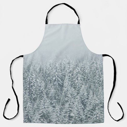 TABLIER ARBRES COUVRANT LA NEIGE (Recto)