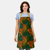 Tablier Arbres d'automne colorés modernes (Porté)