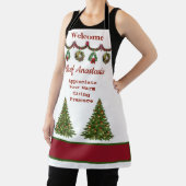 Tablier Arbres de Noël Chef Appréciation de vacances sur m (Insitu)