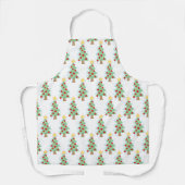 Tablier Arbres de Noël Festif Apron (Recto)