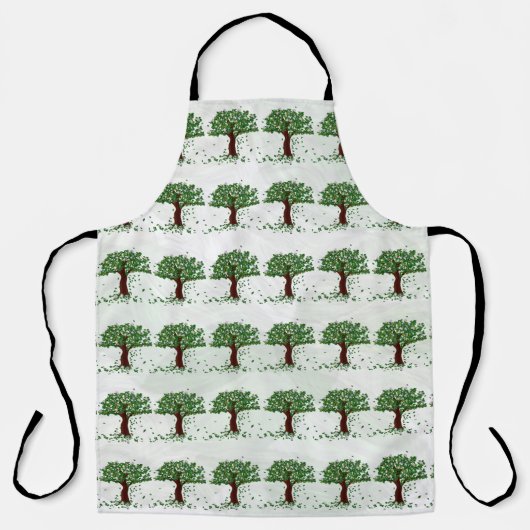 Tablier Arbres Magnolia Allover Apron (Recto)