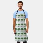 Tablier Arbres Magnolia Allover Apron (Porté)