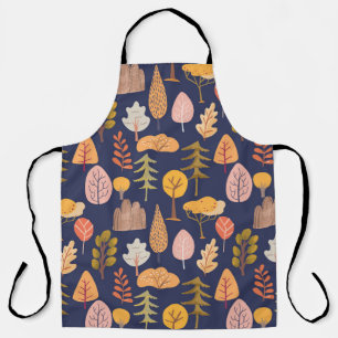 Tablier Arbres multicolores : Vintage mi-automne