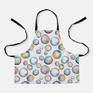 Tablier Arc en arc-en-ciel bulles Apron