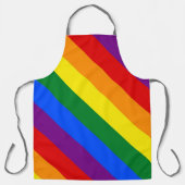 Tablier Arc en arc-en-ciel grand angle Unisex (Recto)