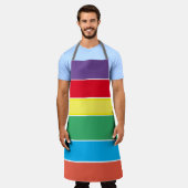 tablier arc-en-ciel (Porté)