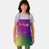 Tablier Arc-en-ciel Abstrait Fairy Lights Papillons (Insitu)