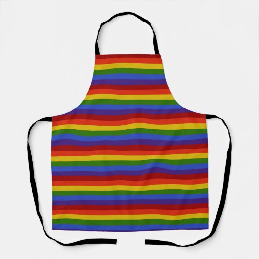 Tablier Arc-en-ciel Motif horizontal (Recto)
