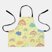 Tablier Arcs-en-ciel et nuages (Recto)