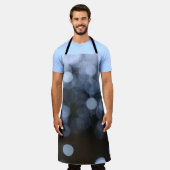 Tablier Argent, arrière - plan de nuit de livres blancs. (Porté)