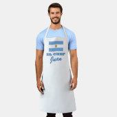 Tablier Argentine drapeau BBQ Cuisine de cuisine personnal (Porté)
