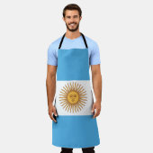 Tablier Argentine Drapeau Pays Fierté Cadeau (Porté)