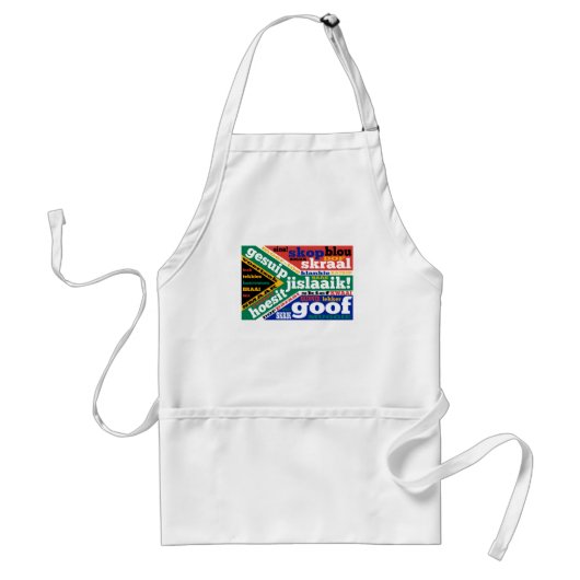 Tablier Argot et colonialismes sud-africains (Devant)