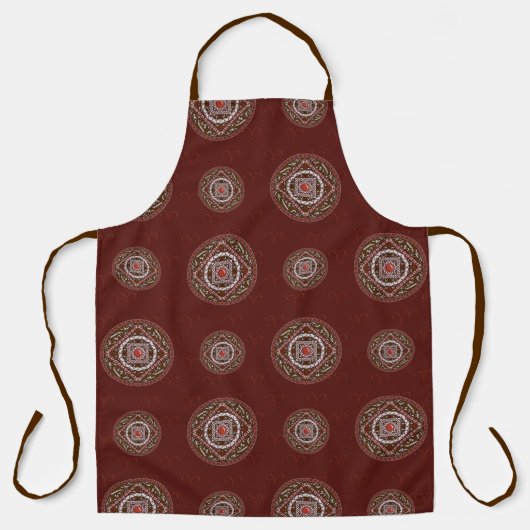 Tablier Aries Mandala Tout-En-Plan (Recto)