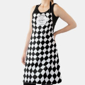 Tablier Arlequin et nom personnalisé (Insitu)